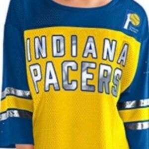 Indiana Pacers Blue and Yellow Shirt by 4Her Glll carlbanks medium
